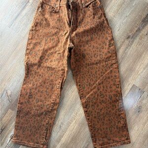 Universal Thread Brown Leopard Print Pants